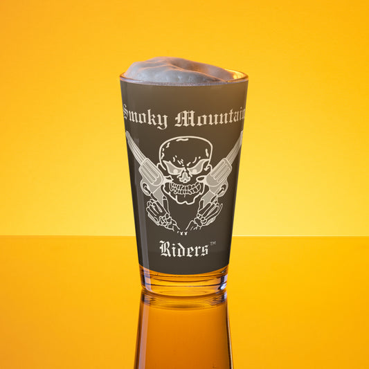 Smoky Mountain Riders Shaker Pint Glass